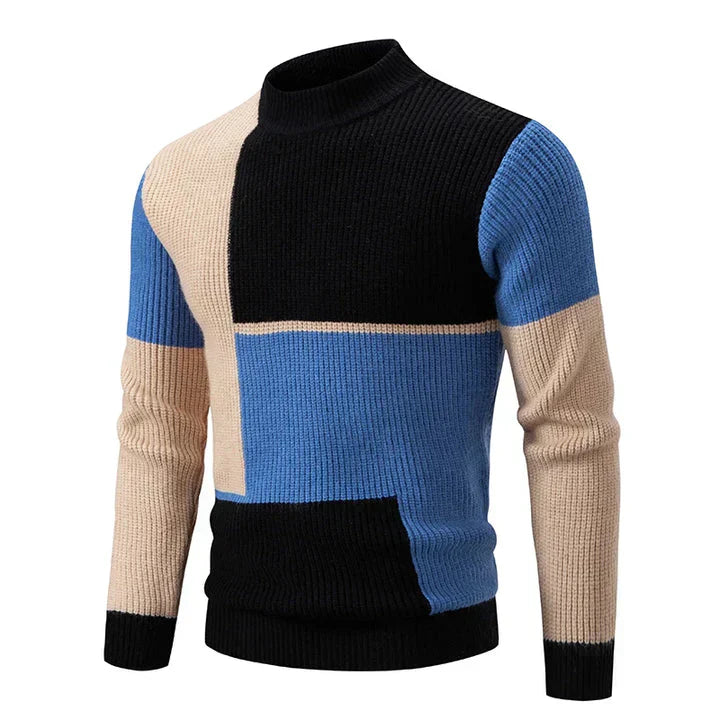 Jersey de hombre en vivos colores otoñales