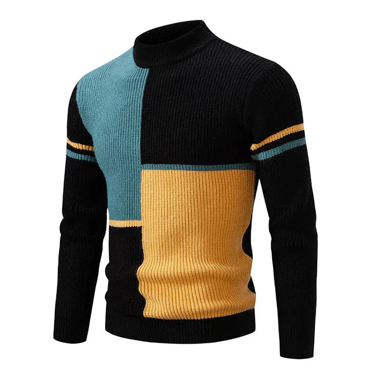 Jersey de hombre en vivos colores otoñales