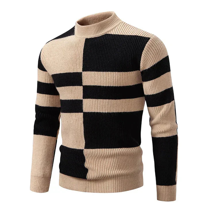 Jersey de hombre en vivos colores otoñales