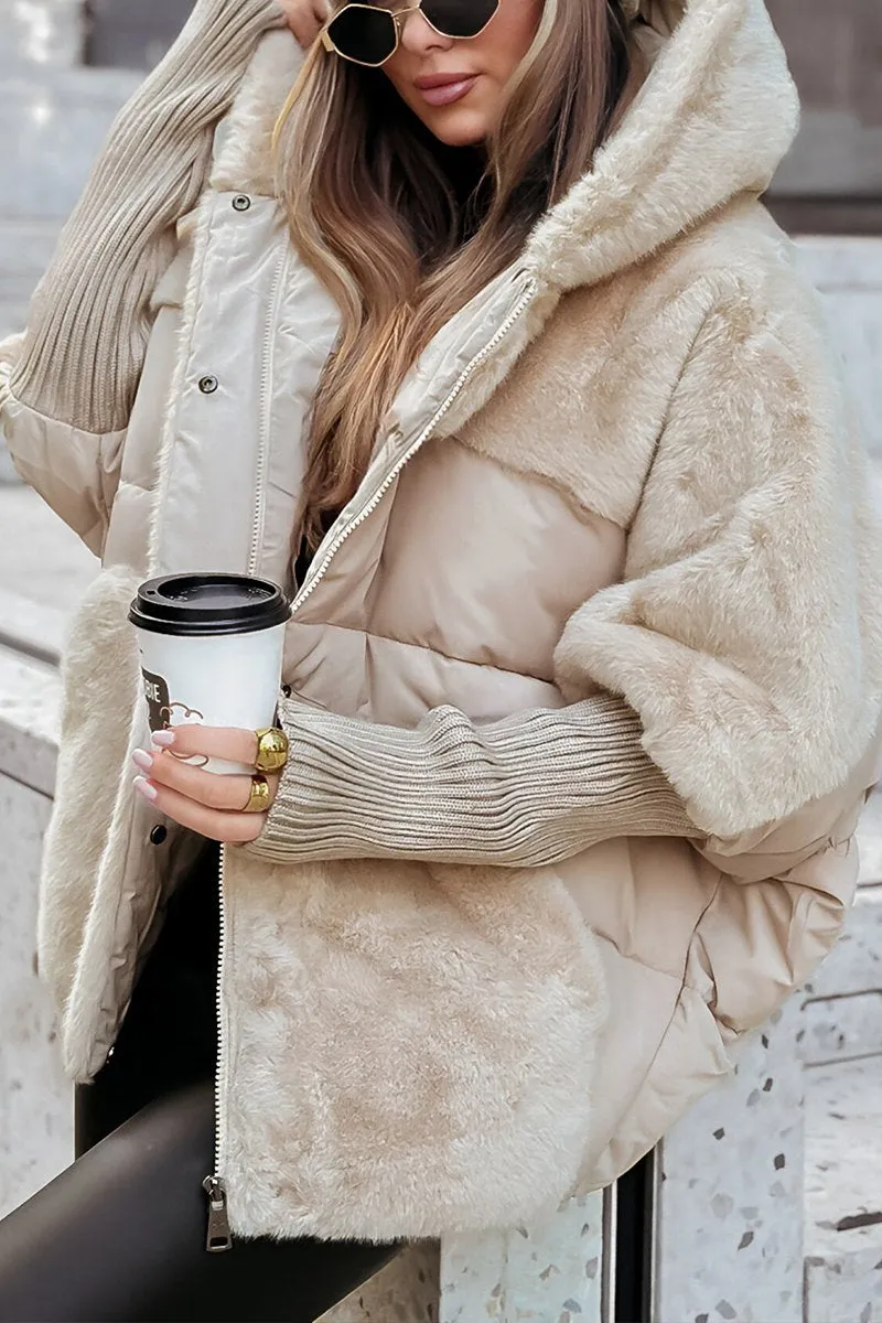 Woolspire™ Chaqueta bomber con capucha para mujer