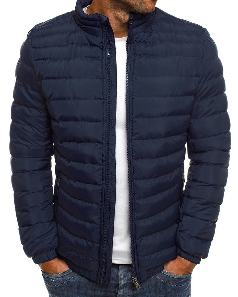 Carlos | Chaqueta lisa con cuello alto en diferentes colores