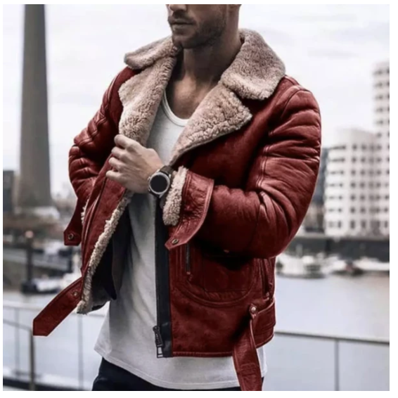 Chaqueta elegante para hombre en estilo callejero