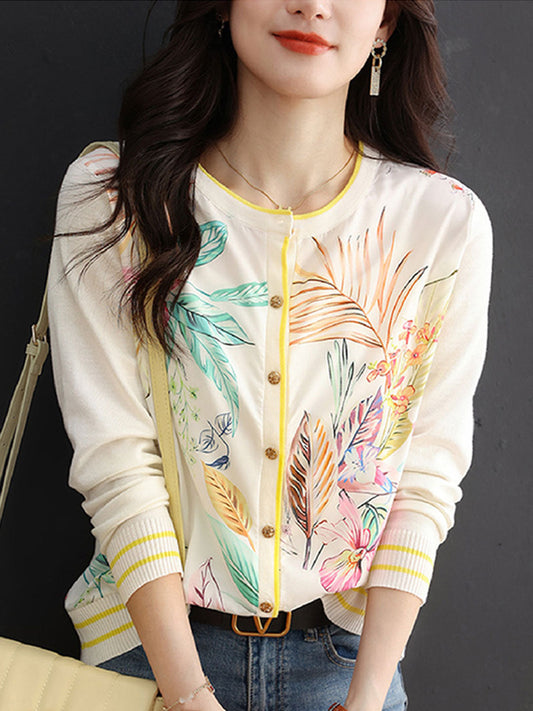 Finley Cardigan | Chaqueta de punto estampada para mujer