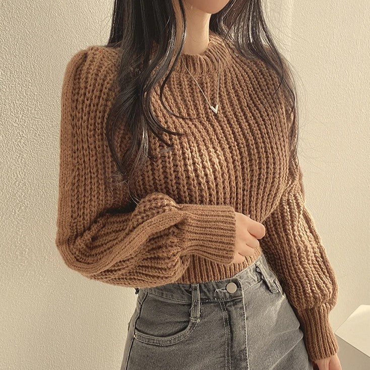 Jersey Uldina | Casual Cropped Sweater