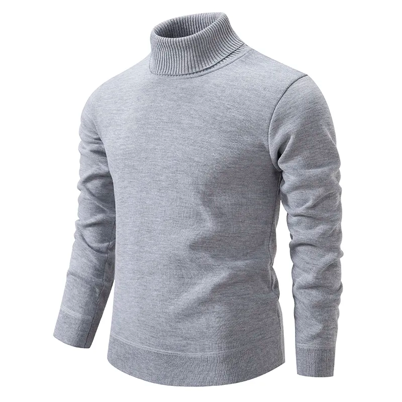 Lucciano Jersey de cuello alto 100% lana virgen