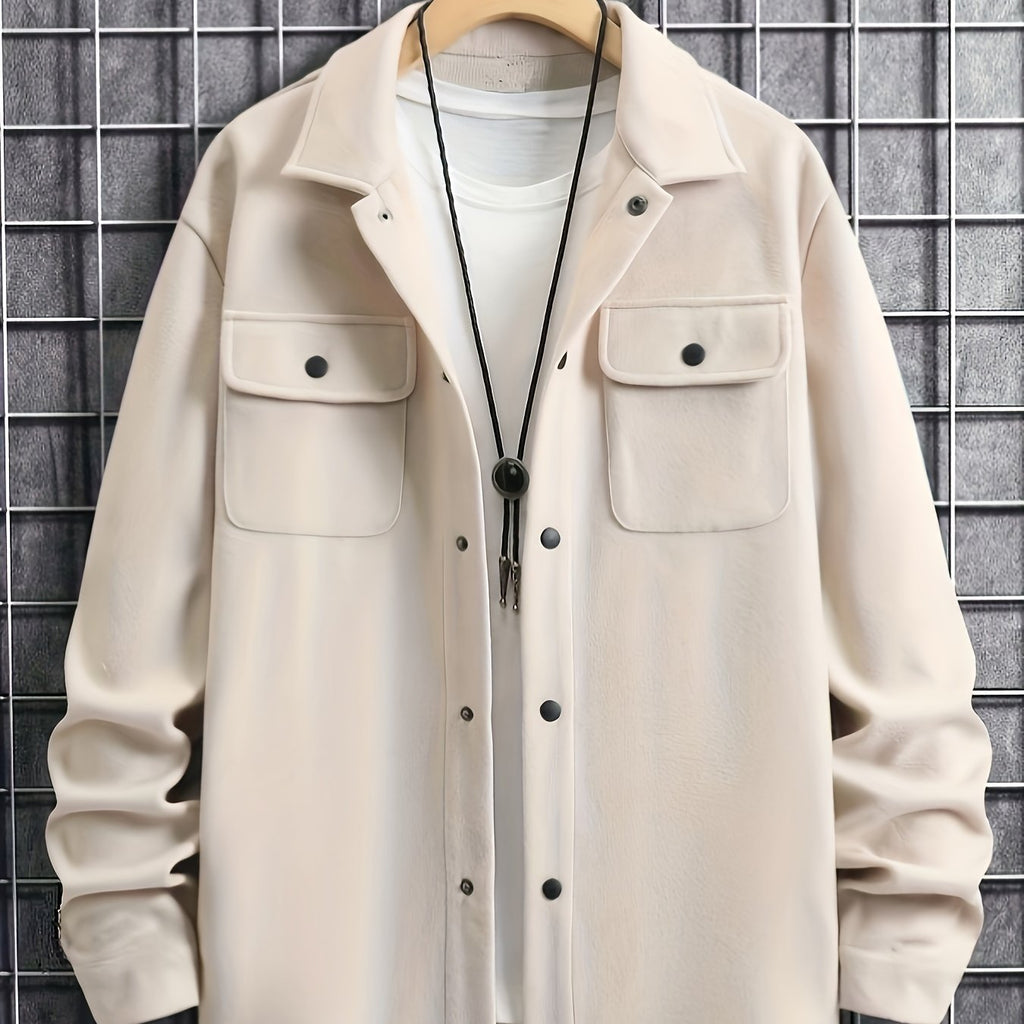 Elegante chaqueta para hombre con prácticos bolsillos