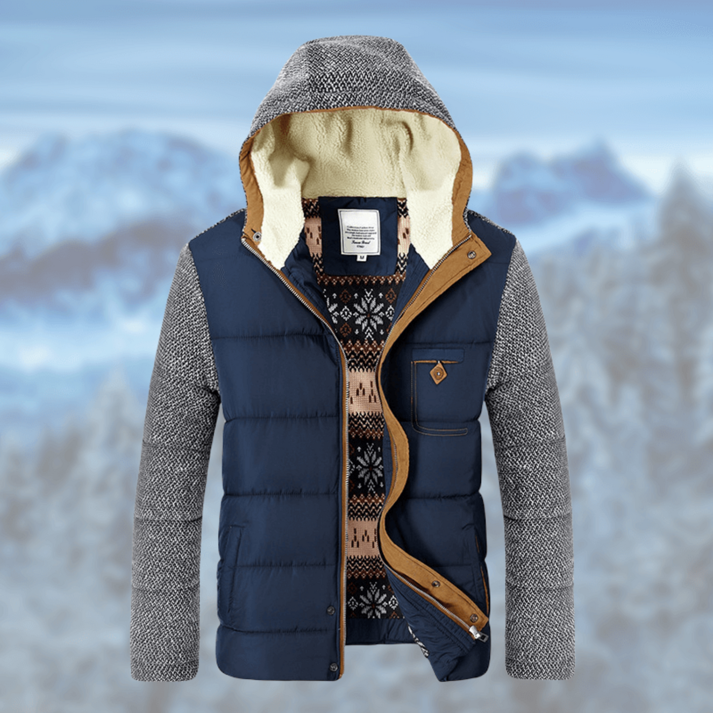 Herwig - Chaqueta - Elegante - Hecho para la comodidad - Ideal para el otoño / invierno para los hombres
