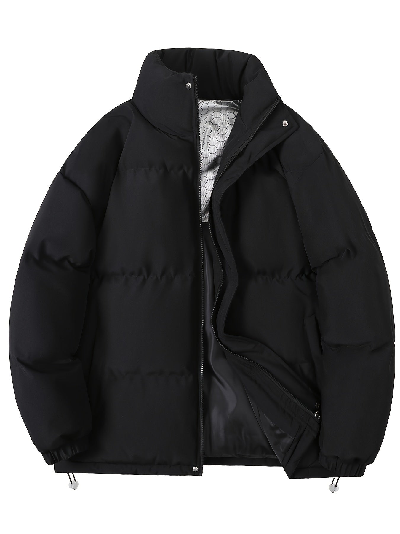 Chaqueta de invierno casual para hombre con cuello alto | Ideal para otoño/invierno