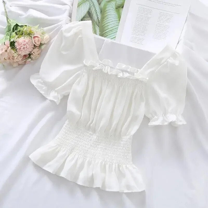 Orlys | Blusa de gasa de seda para mujer