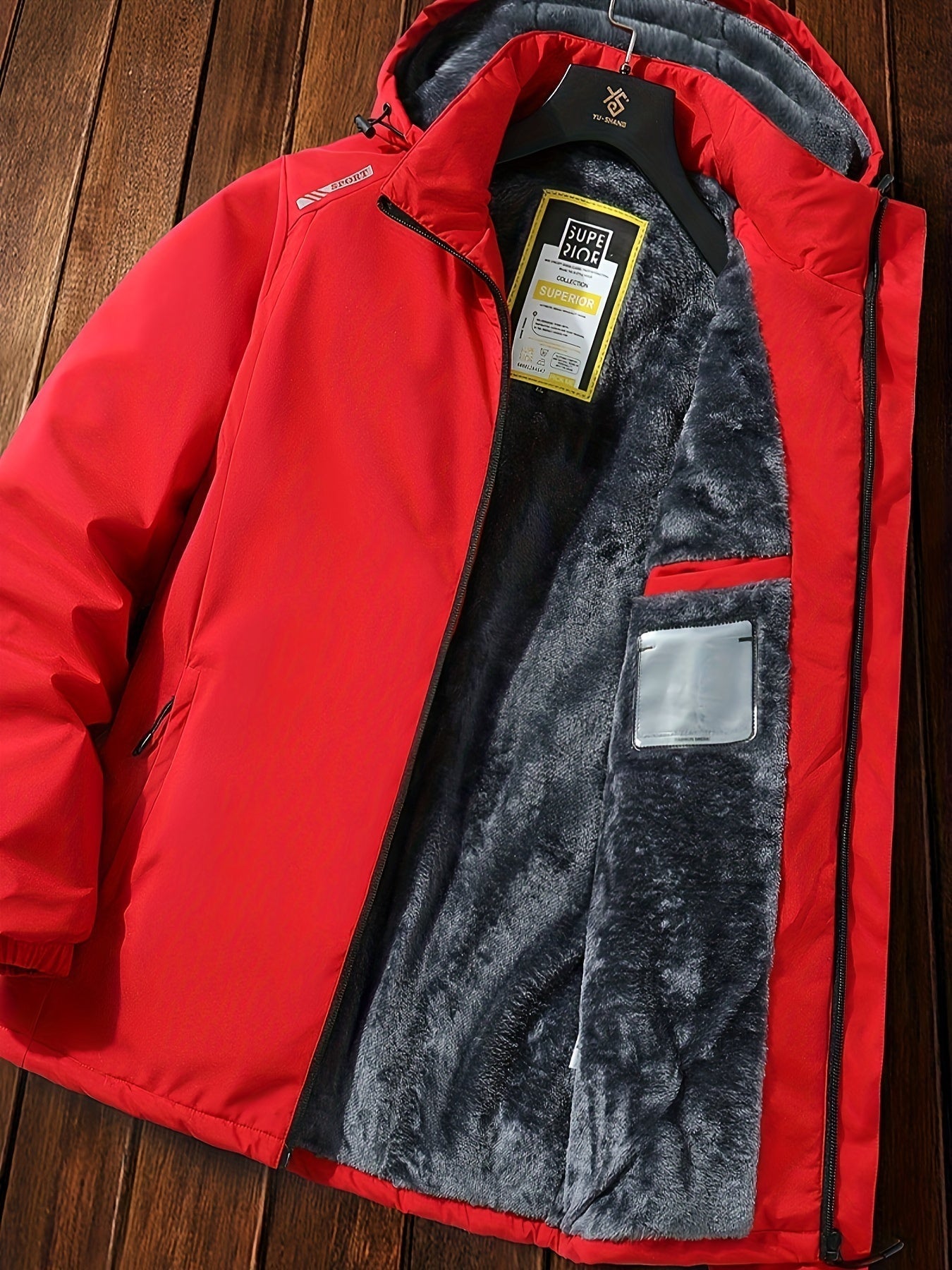 Chaqueta de invierno con capucha para hombre | Ideal para el invierno