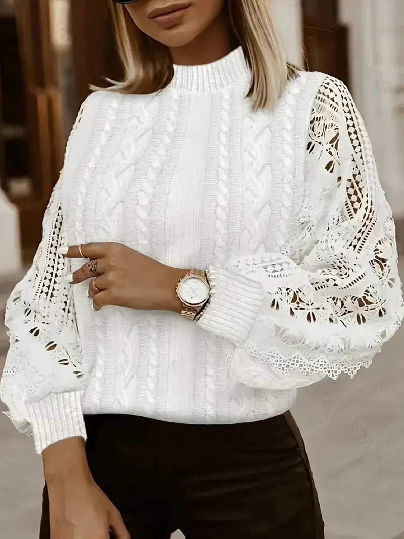 Victoria | elegante jersey de encaje