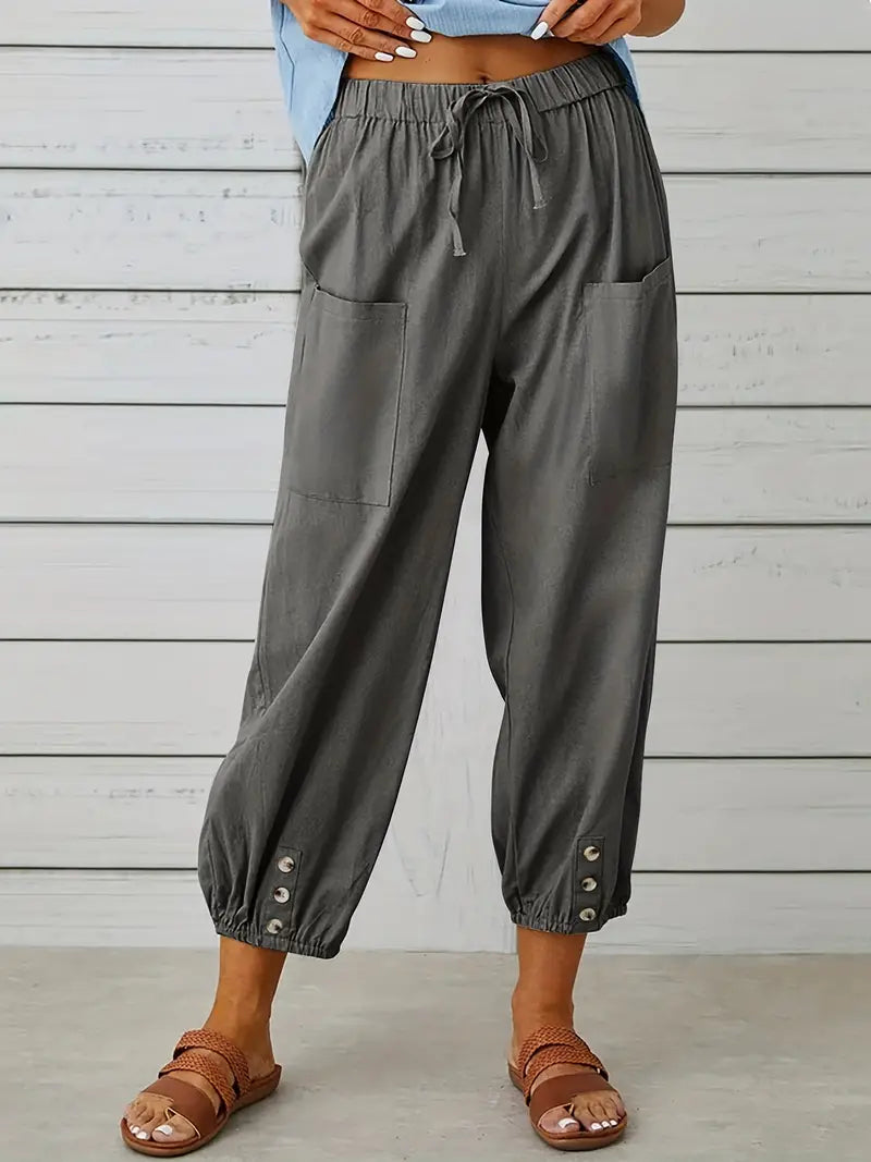 Pantalones cuadrados para señora