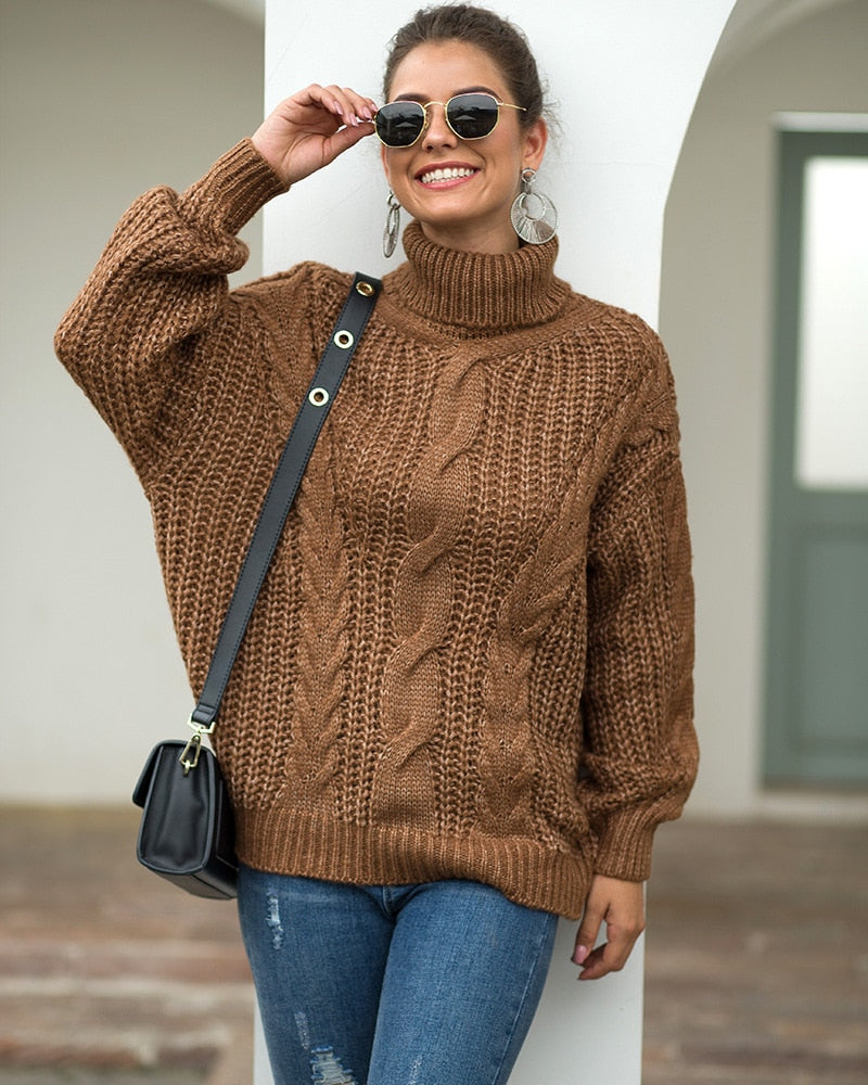 Miranda - Jersey de punto con cuello alto