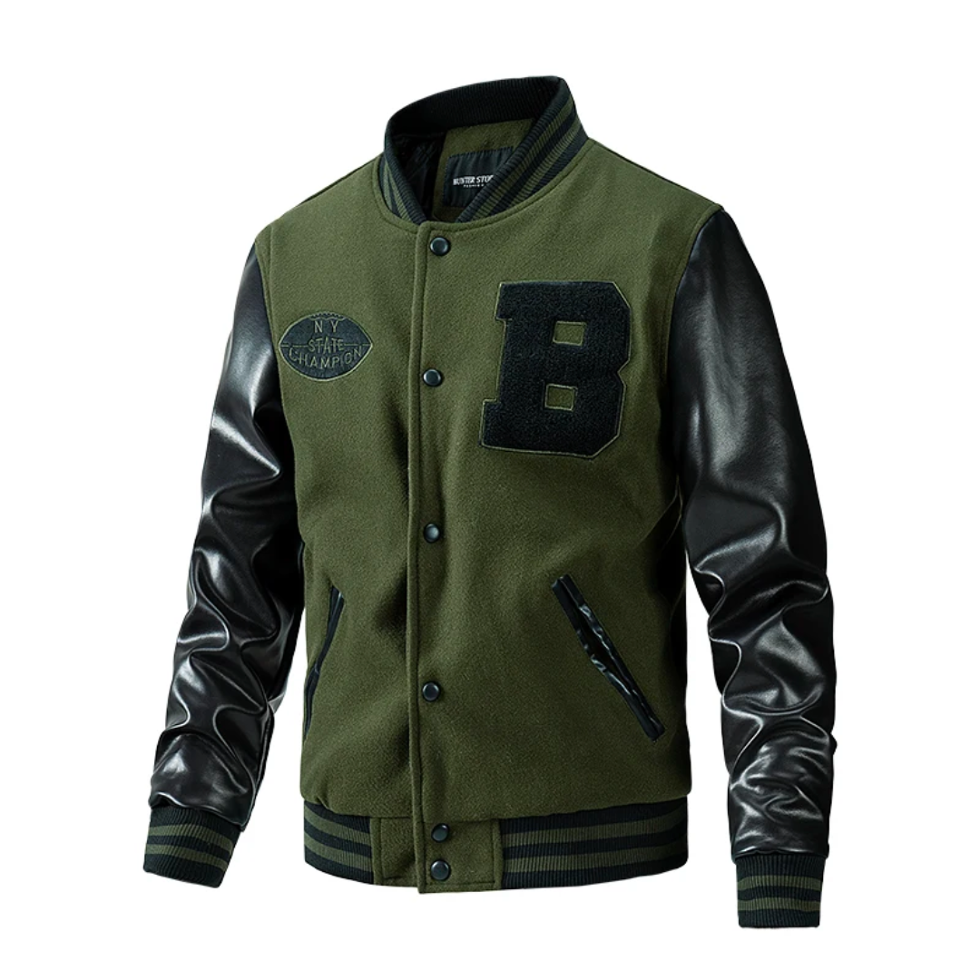 David | Chaqueta de béisbol a la moda