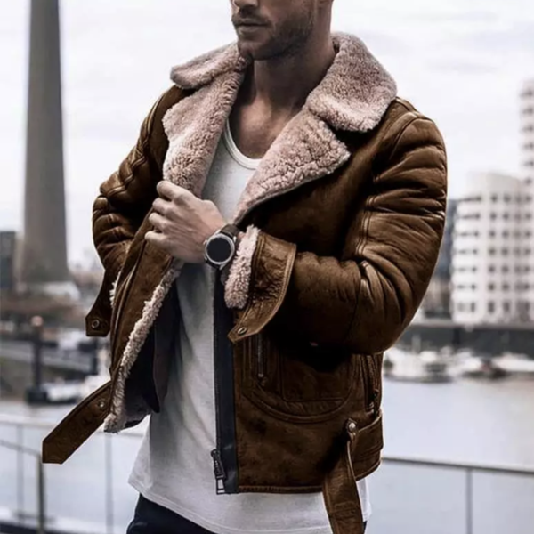 Chaqueta elegante para hombre en estilo callejero