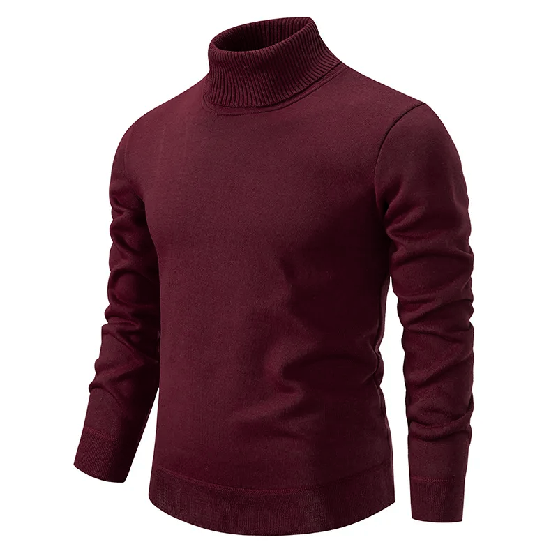Lucciano Jersey de cuello alto 100% lana virgen