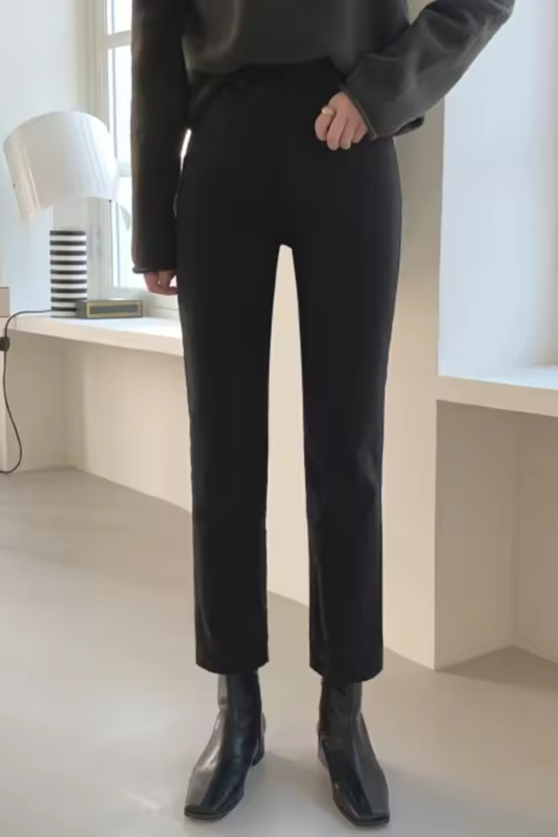 Jinny | Vaqueros de pierna recta con elástico alto para mujer