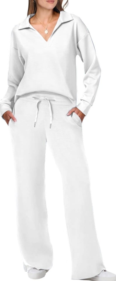 Heidi-Mode | Conjunto casual de viaje y salón de jersey y pantalón