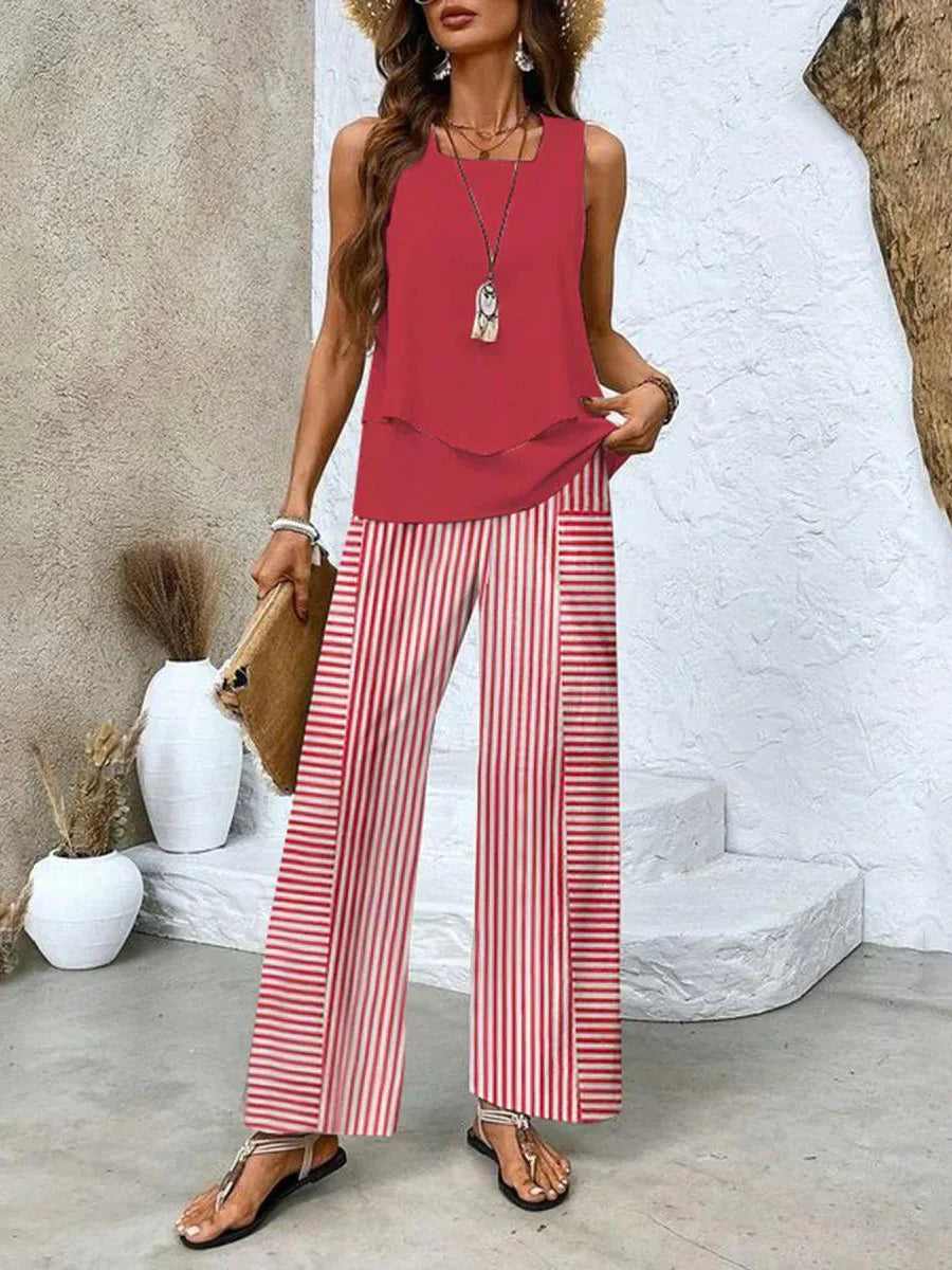 Mia | Elegante conjunto de verano de 2 piezas