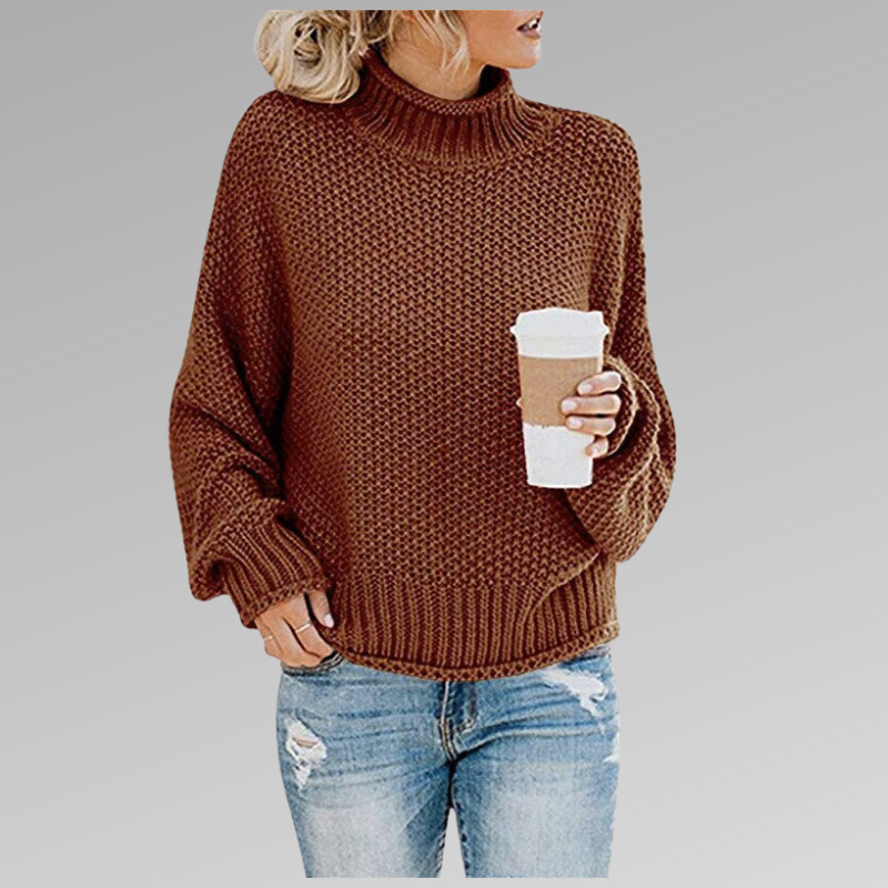 Elegancia y calidez: un elegante jersey de punto para los días más acogedores
