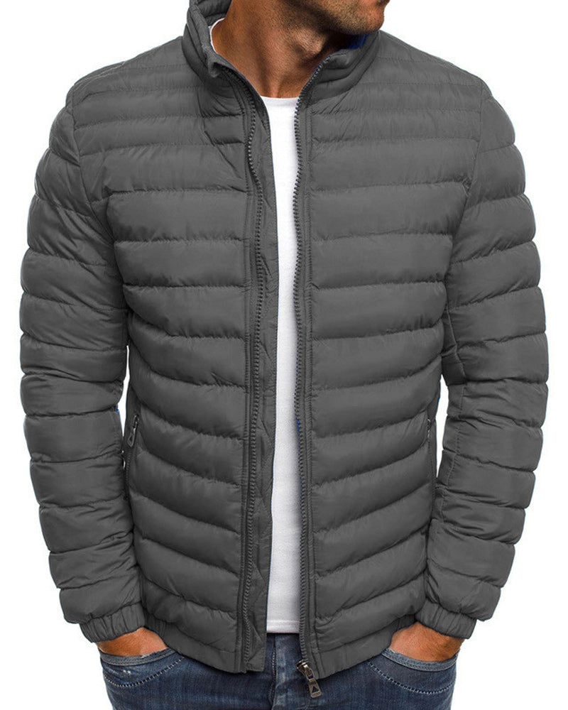 Carlos | Chaqueta lisa con cuello alto en diferentes colores