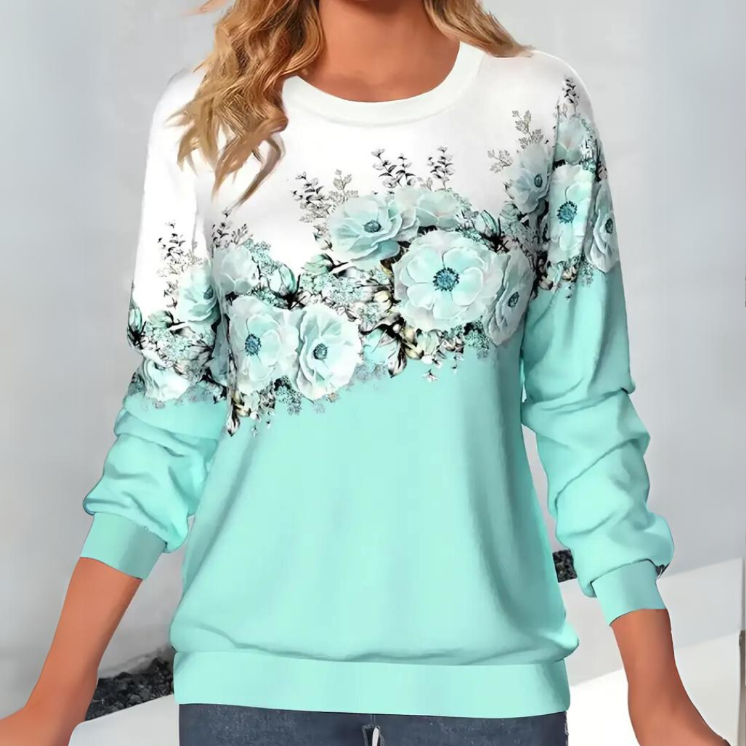 Tialda | Elegante jersey floral para mujer