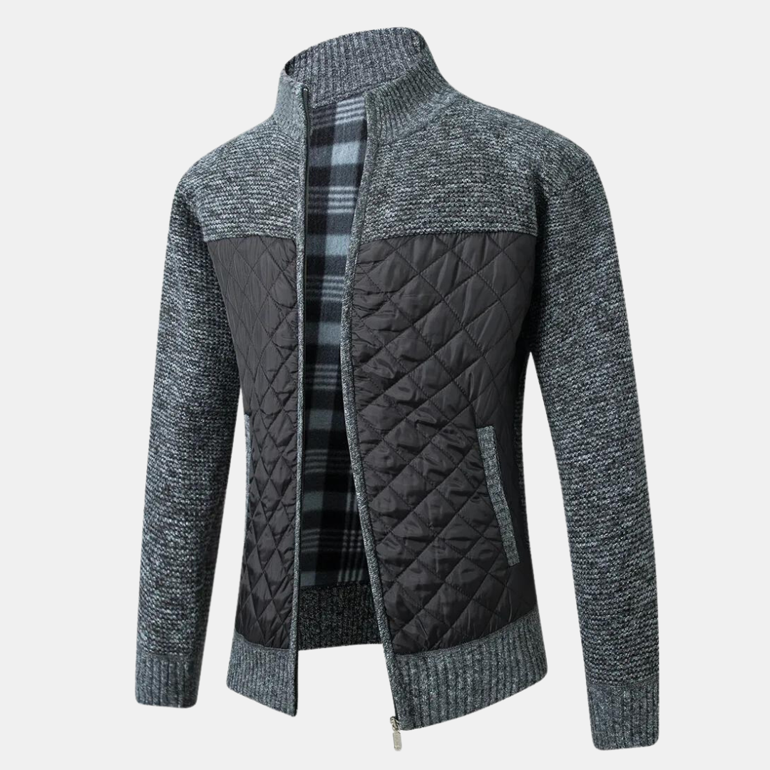 Uffe | Cárdigan con cuello alto