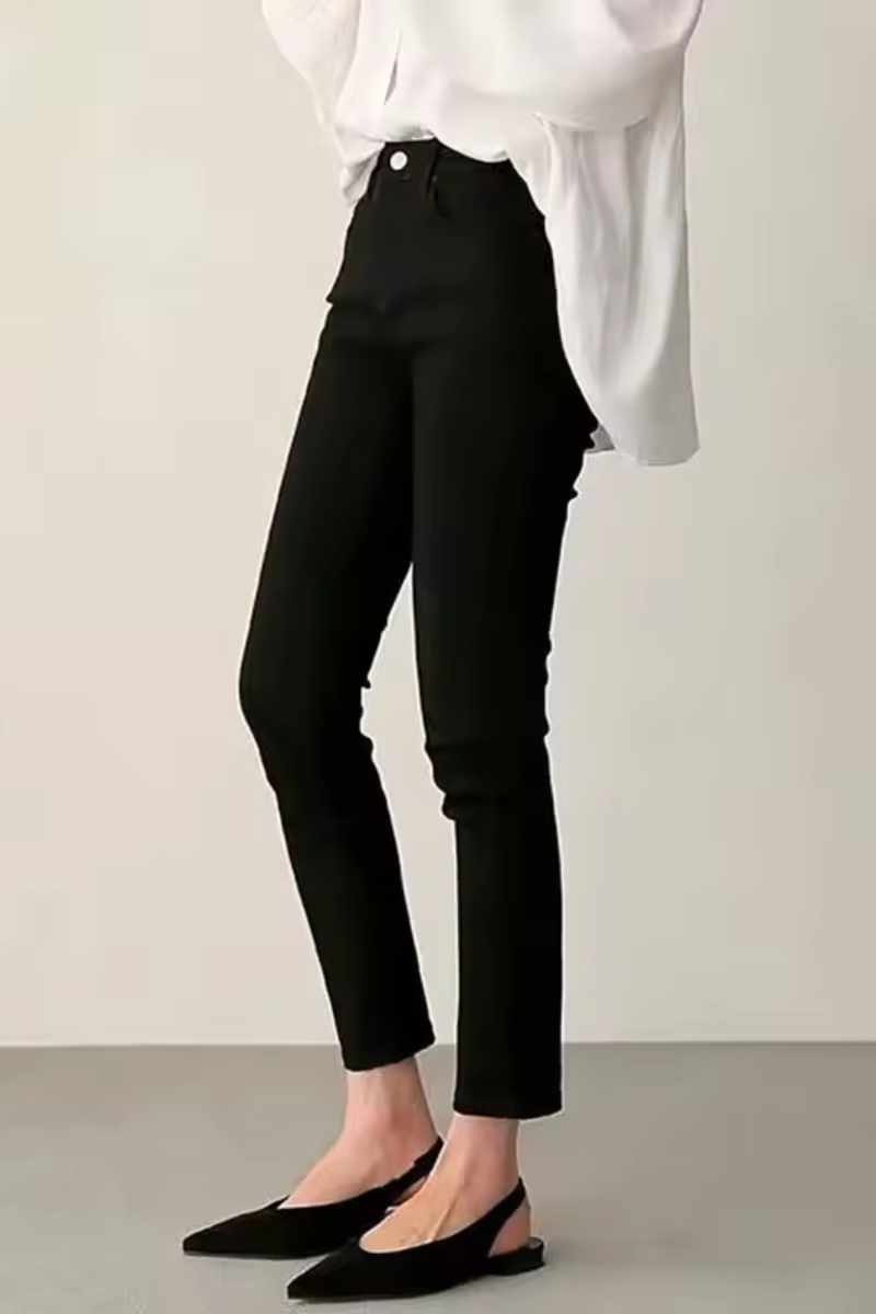 Sienna | Vaqueros rectos beige de mujer