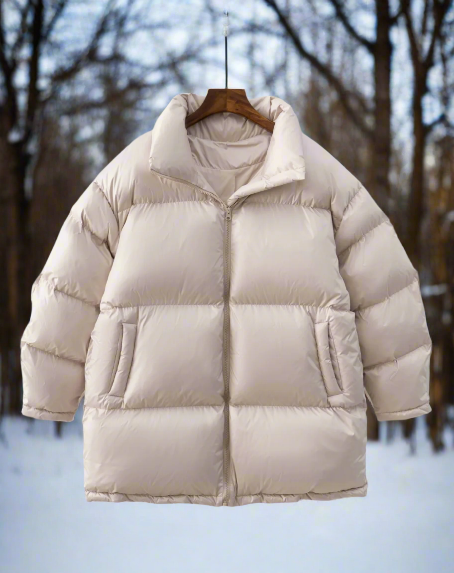 Chaqueta acogedora, afelpada y cálida para mujer
