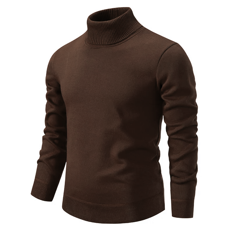 Lucciano Jersey de cuello alto 100% lana virgen