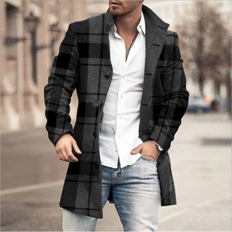 Rais Wilton | Abrigo de lana para hombre