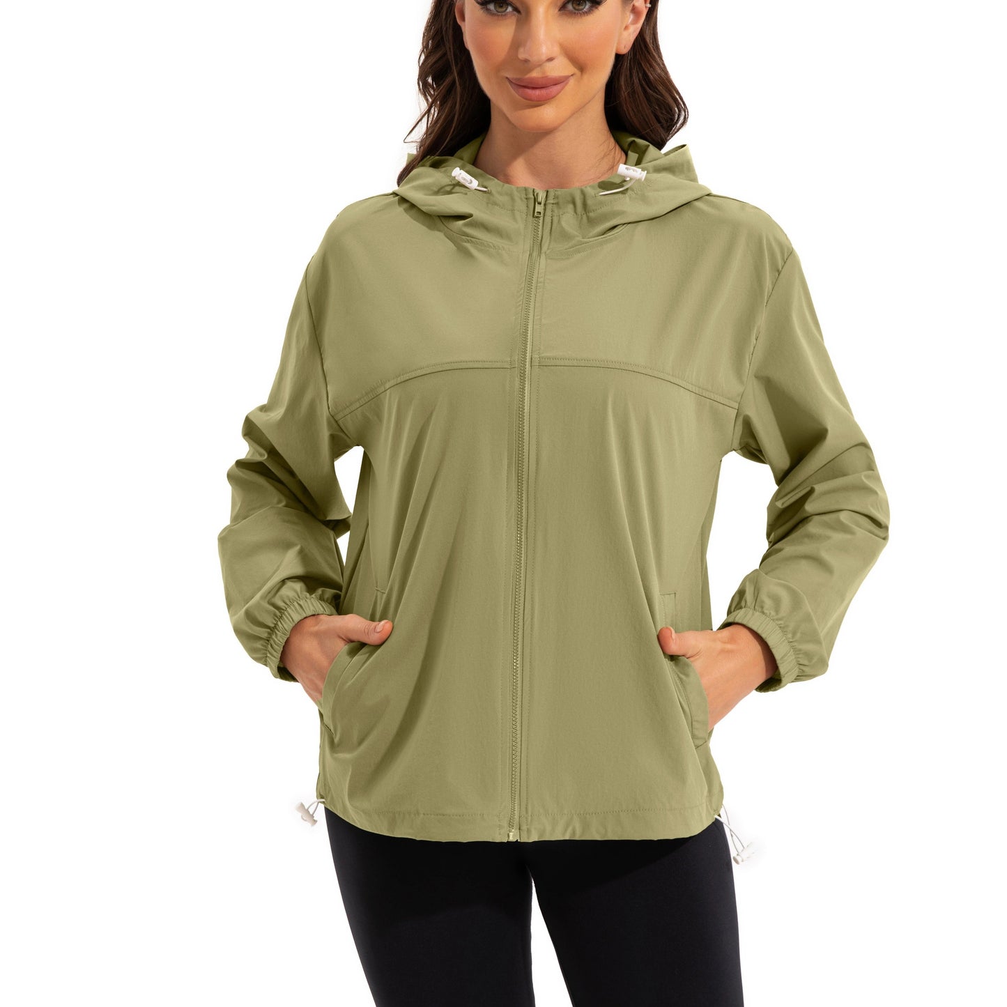 Lotte | Chaqueta deportiva ligera con capucha repelente al agua