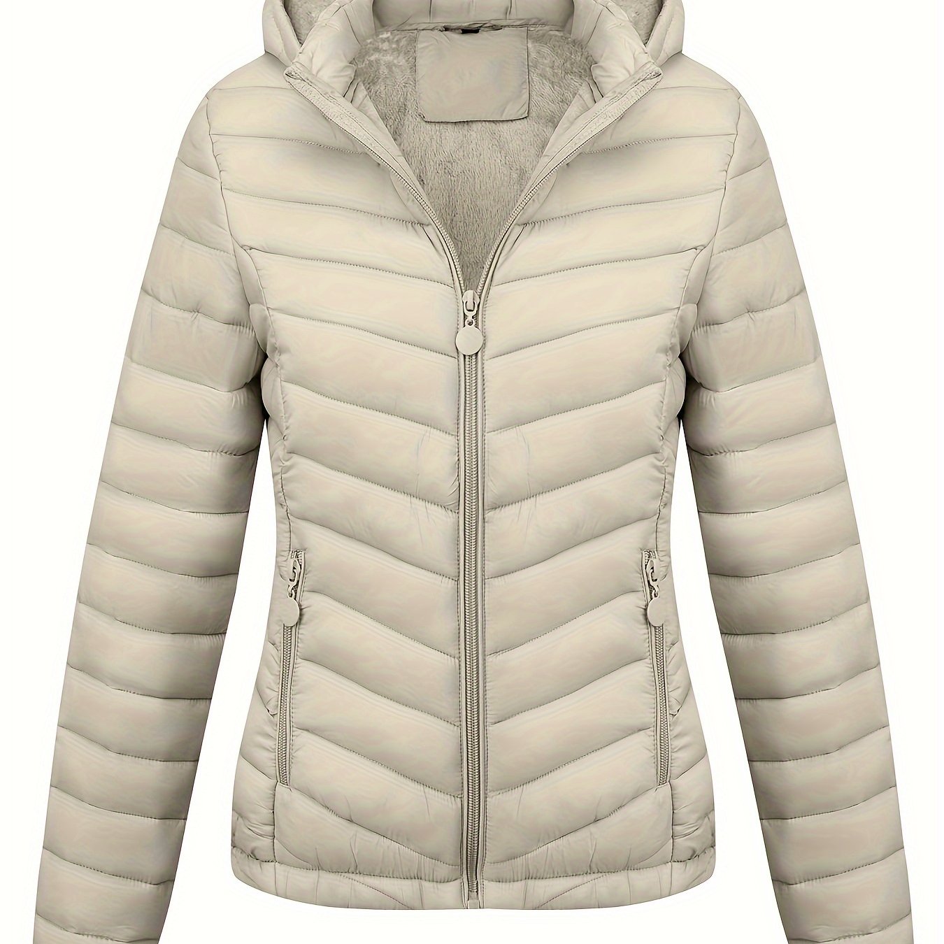 Fien | Chaqueta con capucha y cremallera y bolsillos inclinados