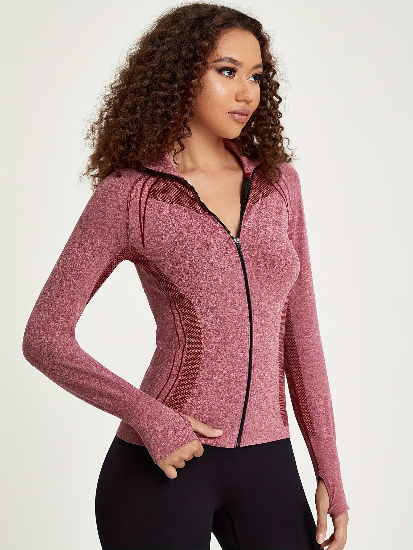 Fien | Chaqueta deportiva de manga larga para mujer con decoración de rayas