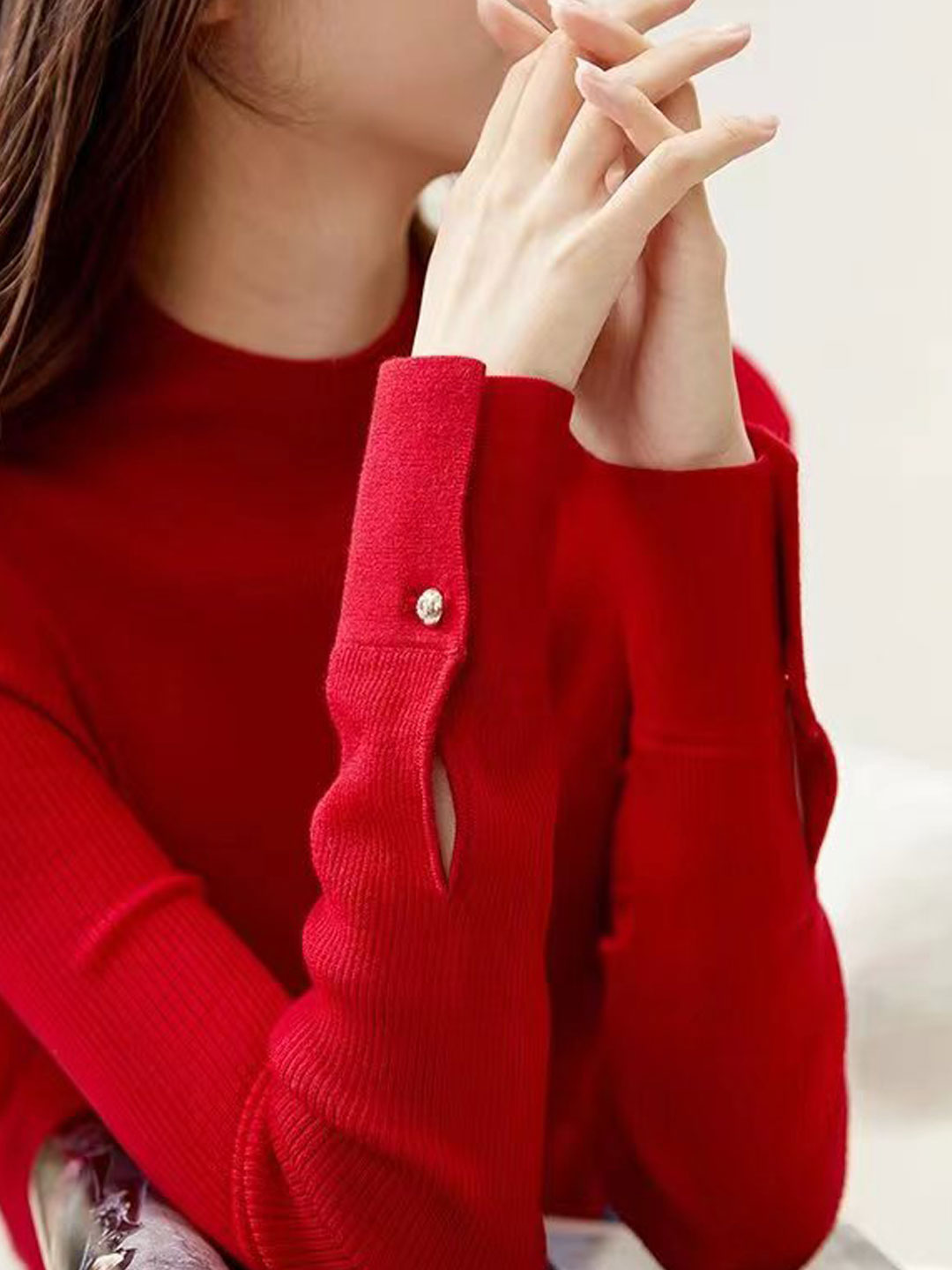 Jersey Dalila | Jersey de punto con cuello alto