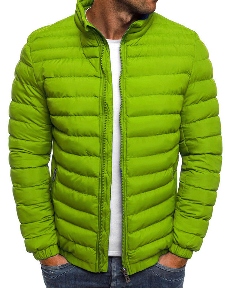 Carlos | Chaqueta lisa con cuello alto en diferentes colores