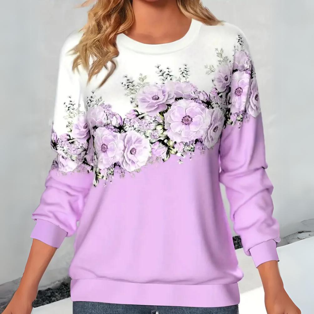 Tialda | Elegante jersey floral para mujer