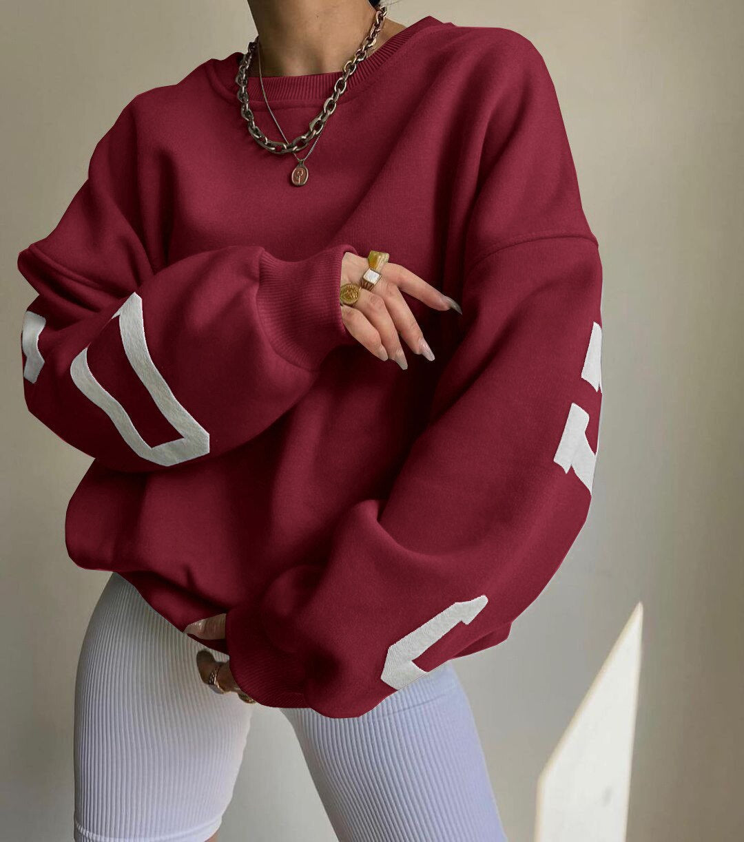 Sudadera oversize de mujer