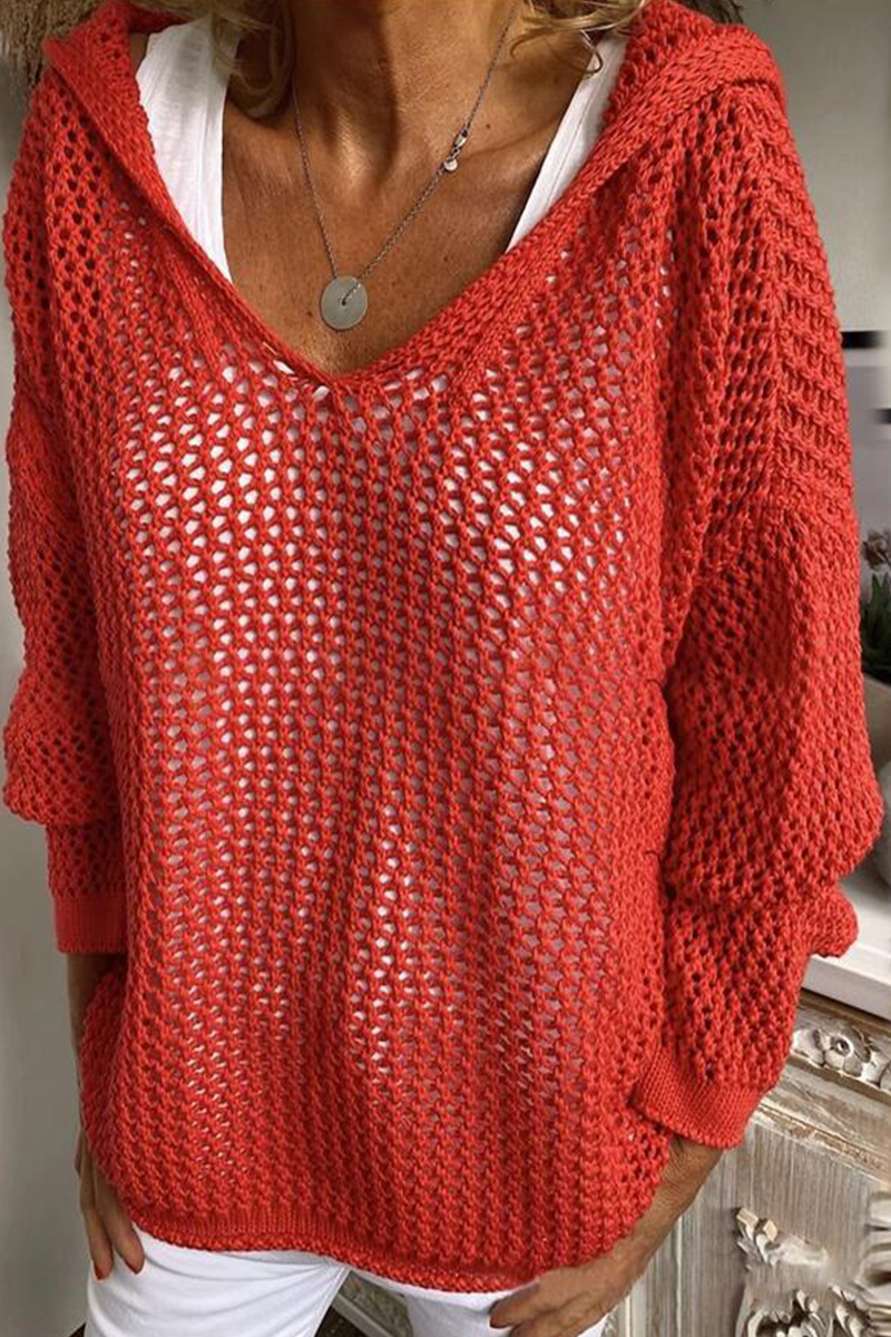 Paula | Sudadera de punto con capucha