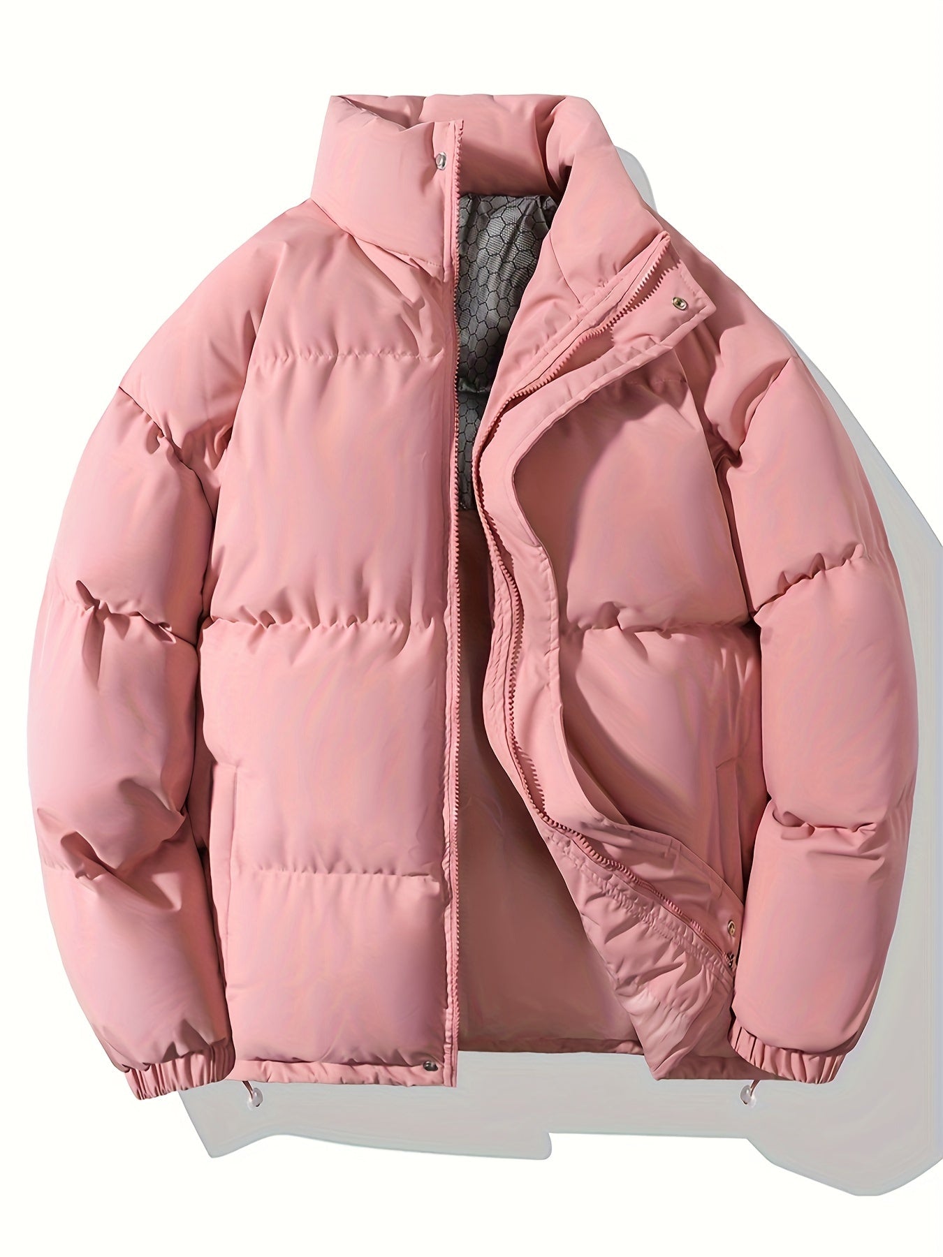 Chaqueta de invierno casual para hombre con cuello alto | Ideal para otoño/invierno
