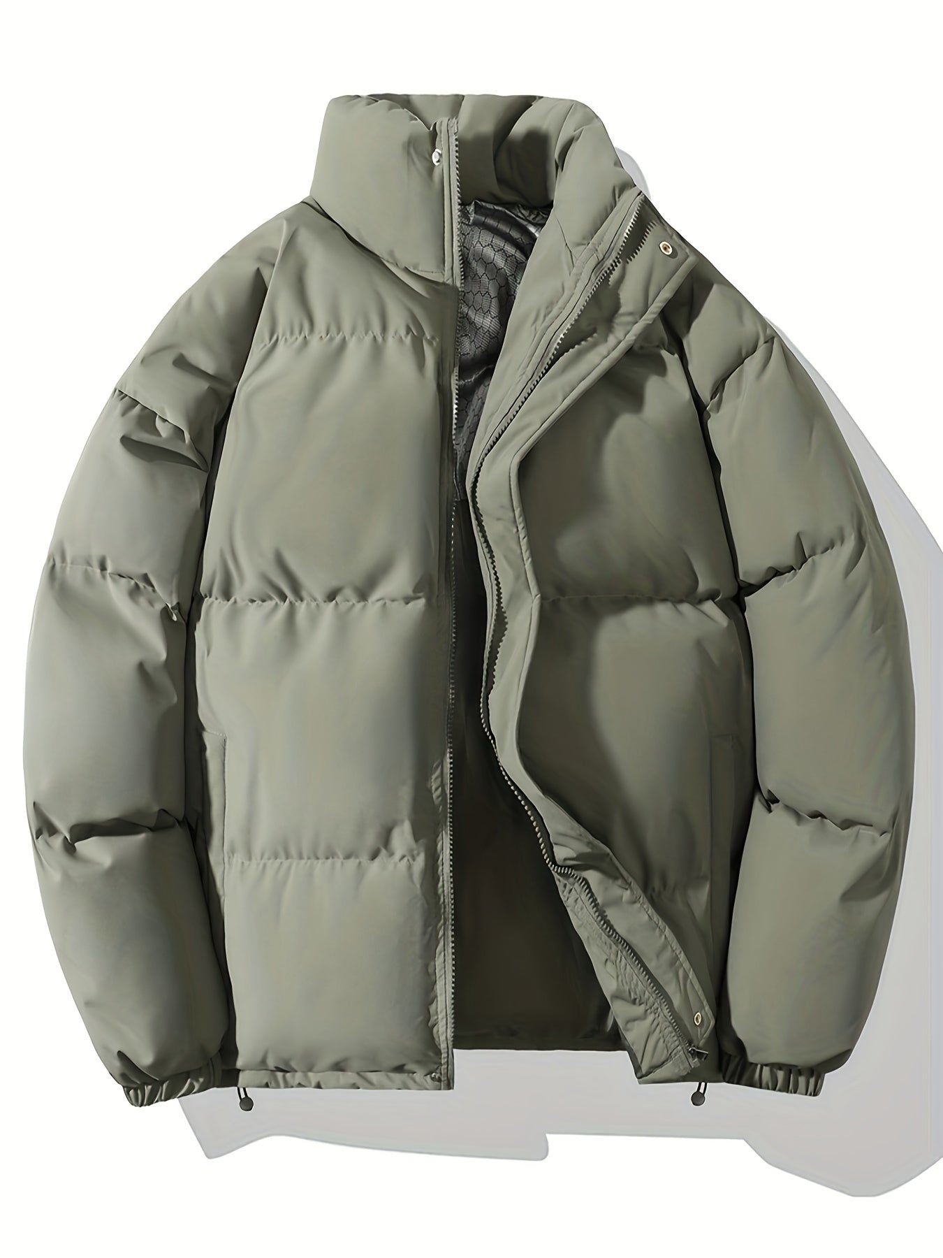 Chaqueta de invierno casual para hombre con cuello alto | Ideal para otoño/invierno