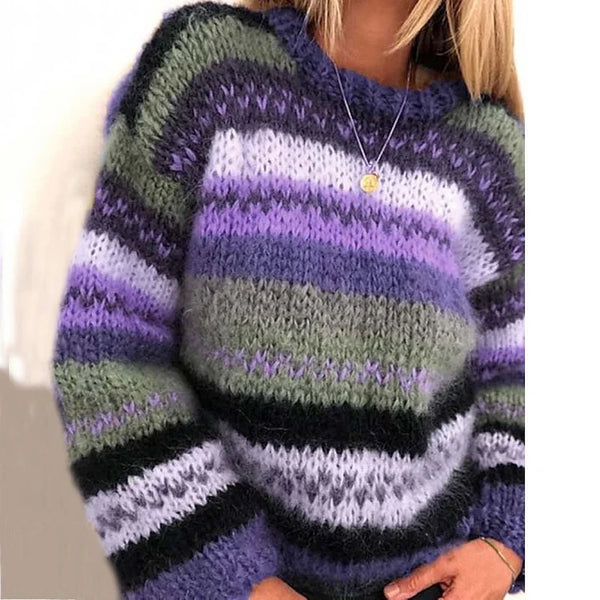 Lumora™ | Jersey de jacquard de colores