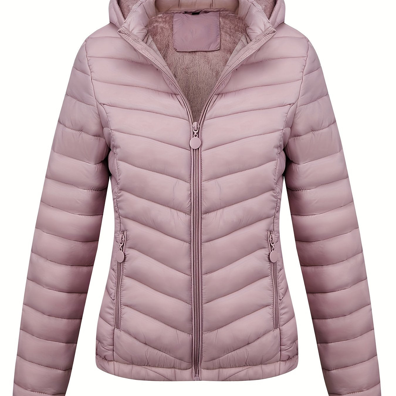 Fien | Chaqueta con capucha y cremallera y bolsillos inclinados