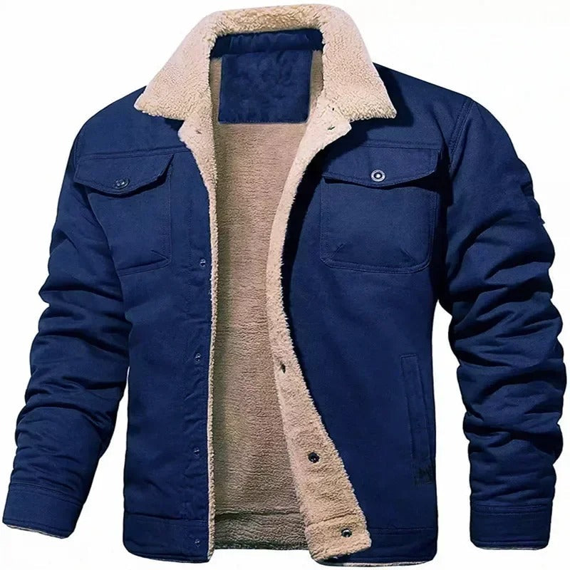 Chaqueta bomber casual de lana para hombre | Perfecta para días informales