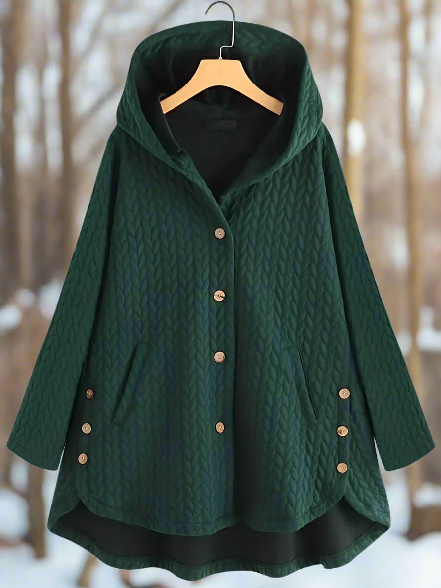 Chaqueta acolchada con capucha para mujer