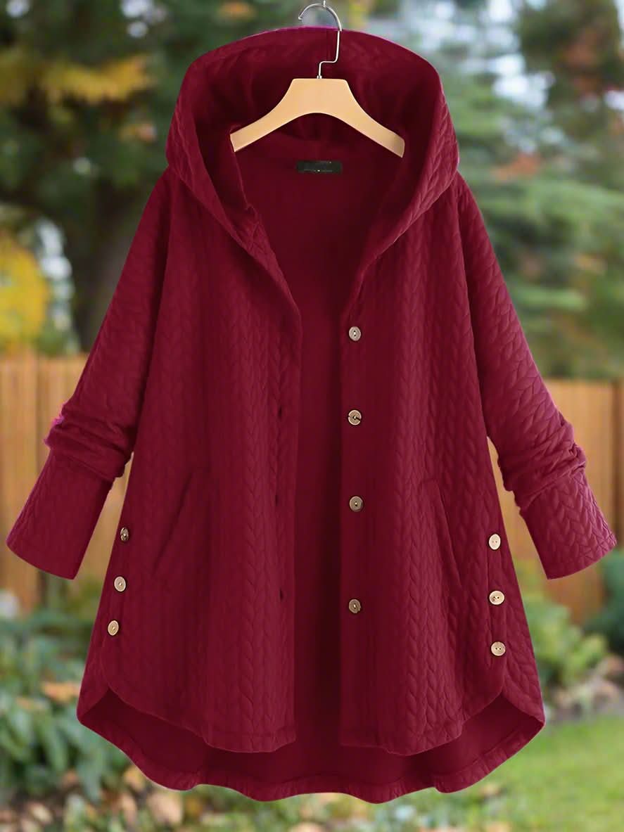Chaqueta acolchada con capucha para mujer