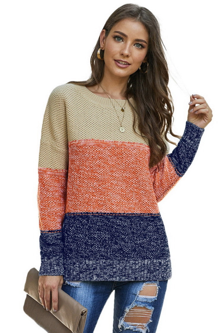 Jersey de mujer en bloques de color