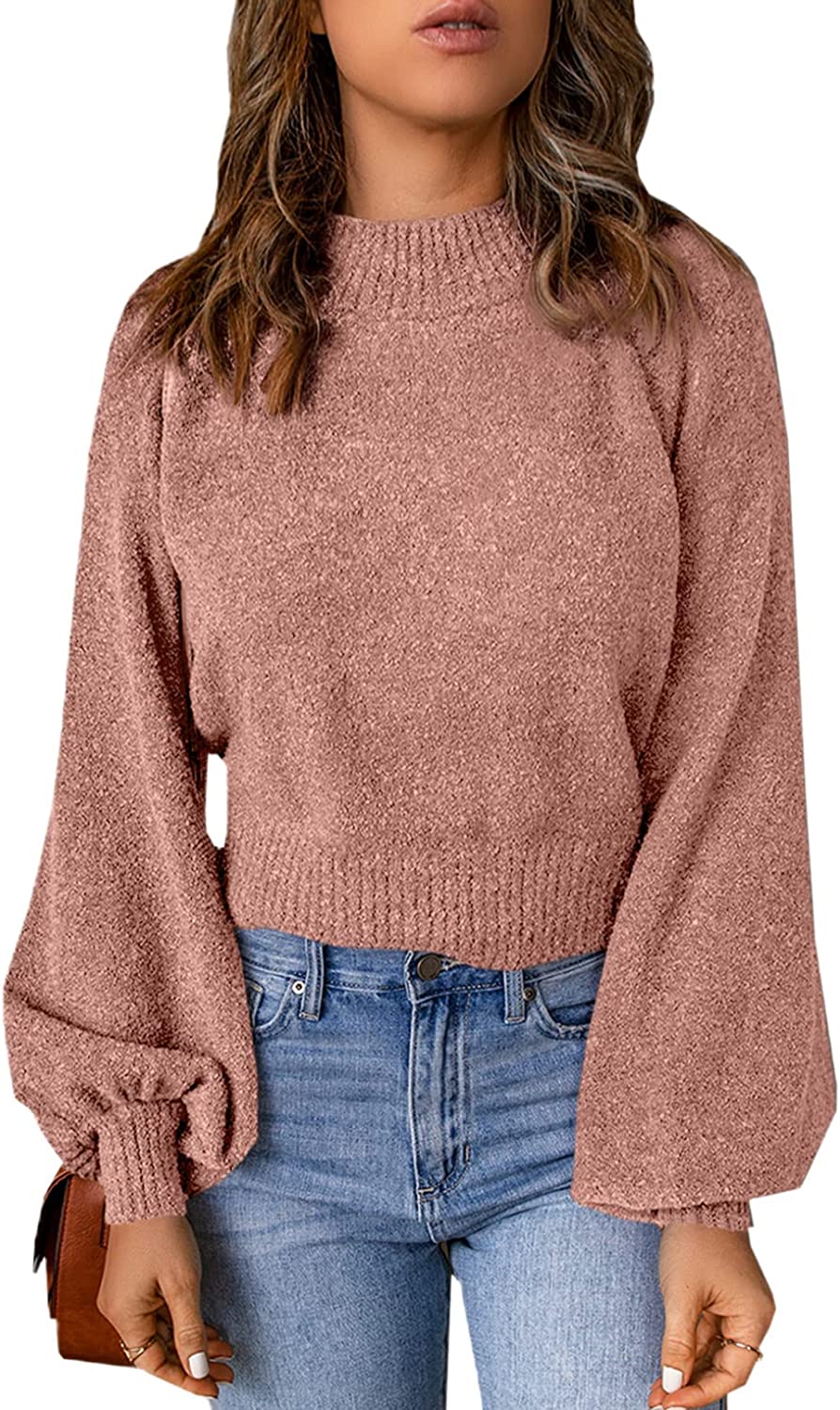 Elegante jersey de mangas anchas y corte holgado