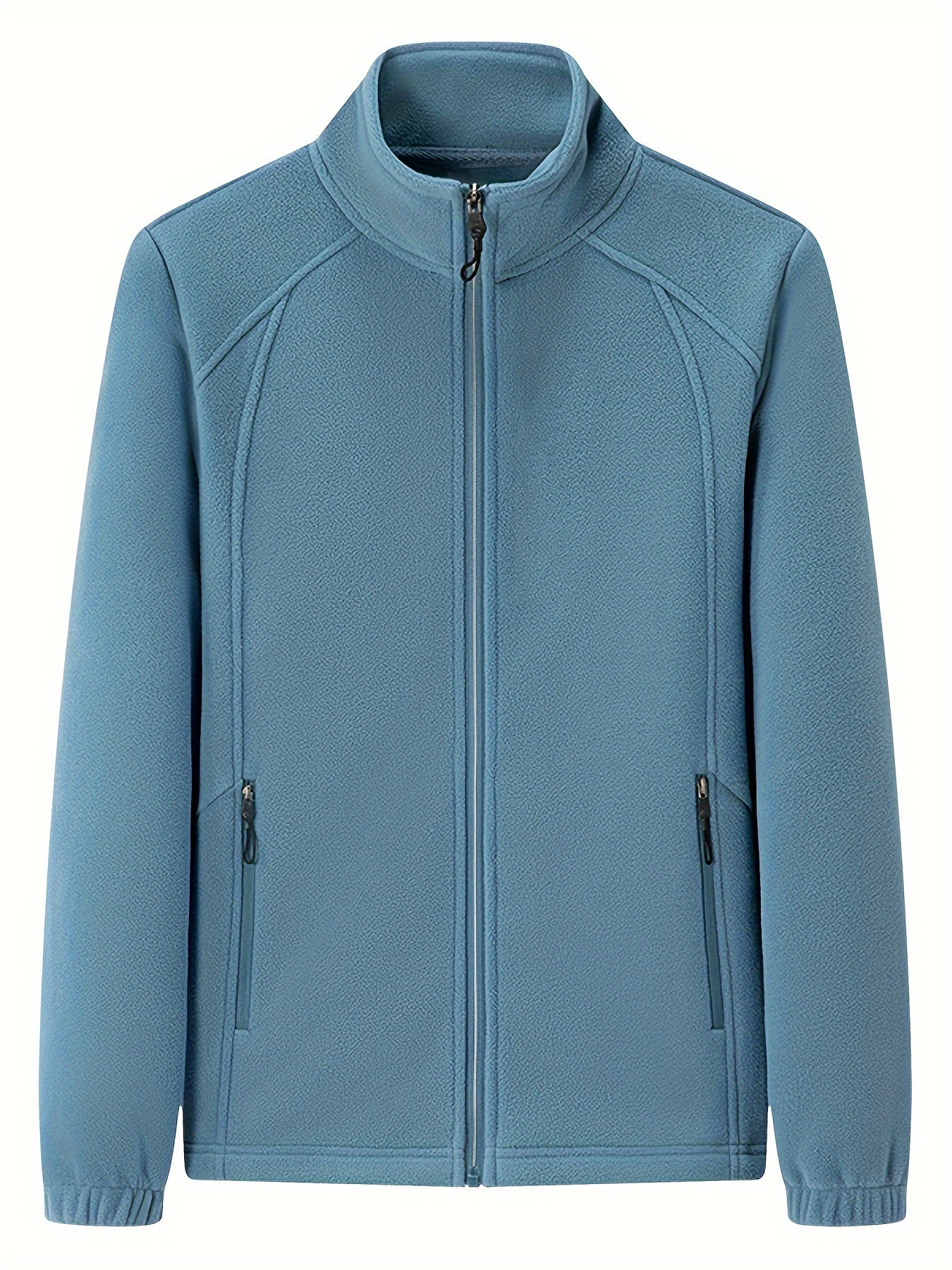 Fenna | Chaqueta de exterior de felpa con cuello alto y manga larga