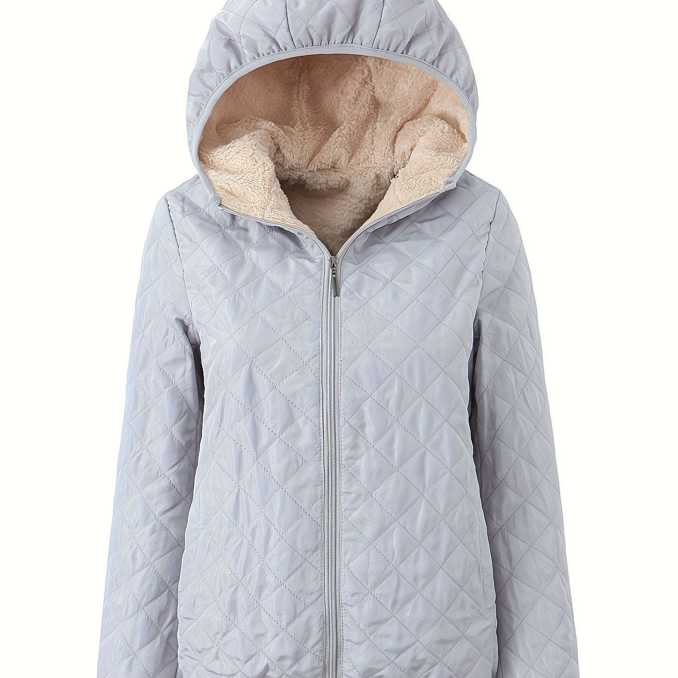 Emma | Chaqueta acolchada con cremallera y capucha